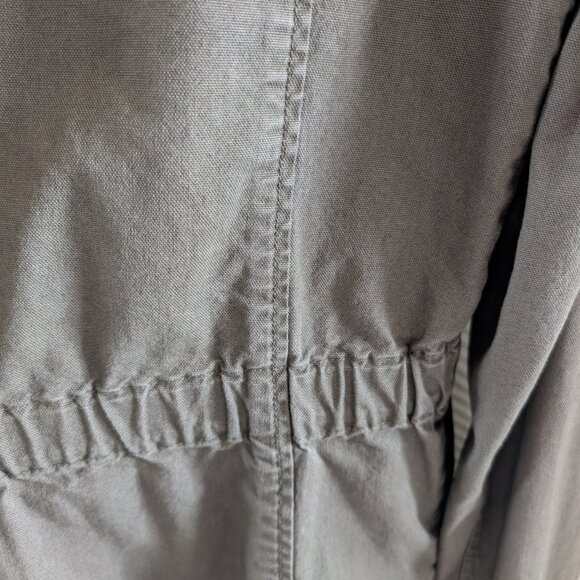 Ann Taylor LOFT Green Utility Zip Up Jacket Size Small Cotton Twill - Picture 14 of 15